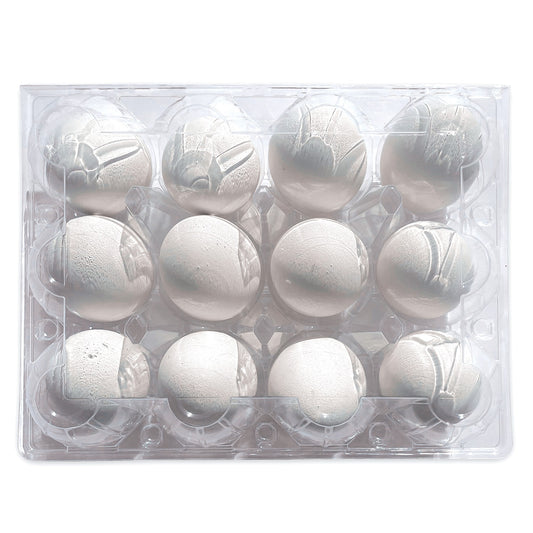 12-Egg Plastic Egg Carton